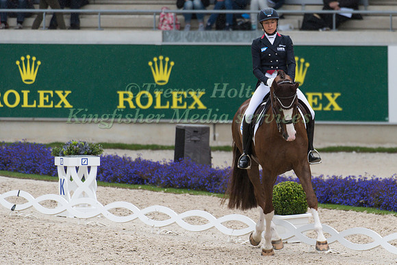 Ingrid Klimke (GER) and Geraldine 189  taking part in the Prize of VUV - Vereinigte Unternehmerverbände Aachen Prix St. Georges CDI4*