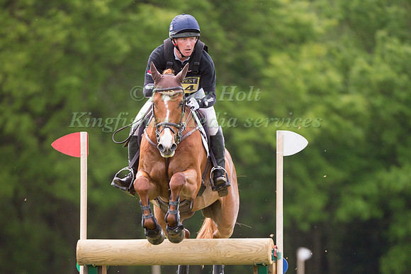 OLIVER TOWNEND  RIDING COLDPLAY III COMPETING IN THE CROSS COUNTRY PHASE OF THE  INTERMEDIATE  COMPETITION AT THE  2017 ROCKINGHAM CASTLE INTERNATIONAL HORSE TRIAL.