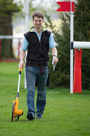 Harry Meade Walking the course