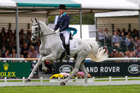 ANDREW  HOY (AUS) RIDING THE BLUE FRONTIER TAKING PART IN THE DRESSAGE PHASE OF THE  2016 LAND ROVER BURGHLEY HORSE TRIALS