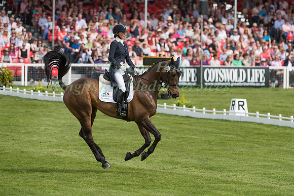 Dee Hankey of Great Britain  riding Chequers Playboy