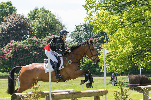 PIGGY FRENCH (GBR) RIDING COOLEY MONSOON  IN THE CROSS COUNTRY PHASE OF THE CCI ONE STAR AT THE 2017 HOUGHTON INTERNATIONAL HORSE TRIALS