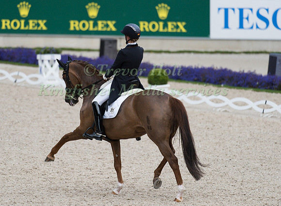 Julia de Ridder (GER) and Comtessa 103  taking part in the Prize of VUV - Vereinigte Unternehmerverbände Aachen Prix St. Georges CDI4*