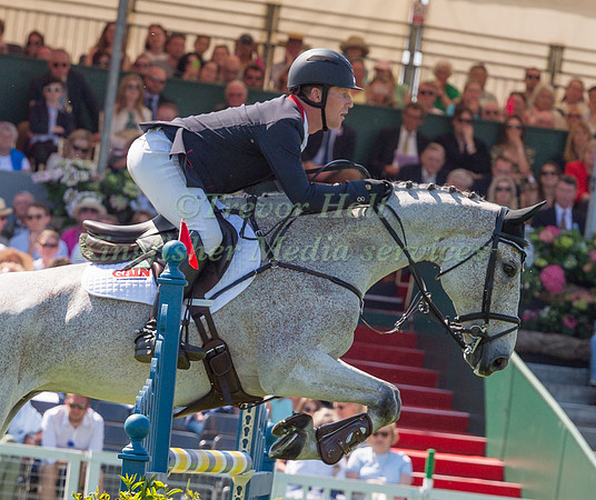 OLIVER TOWNEND (GBR) RIDING  BALLAGHMOR CLASS