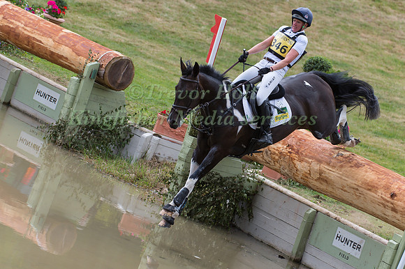 Nicola Wilson (GBR) riding Beltane Queen