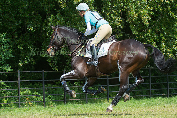 Izzy  Taylor (GBR) riding  Cooley Top Cat