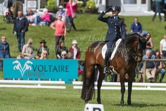 STELLA  BENATTI (ITA) AND ZARON TAKING PART IN THE DRESSAGE PHASE OF THE  CIC THREE STAR COMPETITION AT THE 2017 EQUI-TREK BRAMHAM INTERNATIONAL HORSE TRIALS