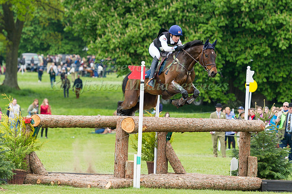 Alice Naber-Lozeman (NL) riding ACSI Harry Belafonte in the Cross Country phase of the 2017 Mitsubishi Motors  Badminton Horse Trials