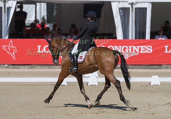 HANNE WIND RAMSGAARD (DEN) AND VESTERVANGS ARAMI TAKING PART IN