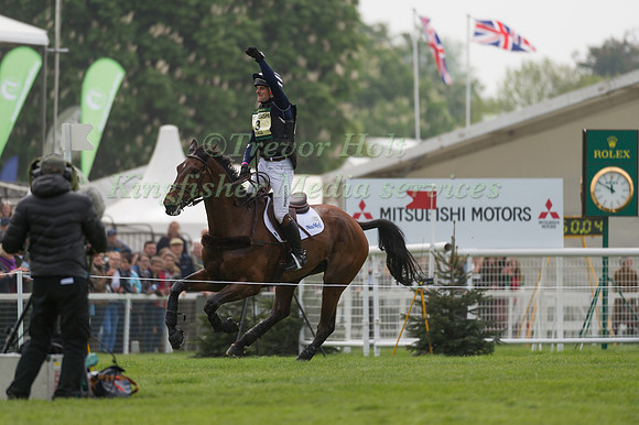 Alexander Bragg (GBR) riding Zagreb in the Cross Country phase of the 2017 Mitsubishi Motors  Badminton Horse Trials