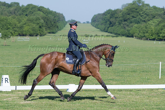 ANDREAS OSTHOLT (GER) RIDING CORVETTE 31 IN THE DRESSAGE PHASE OF THE CICO THREE STAR AT THE 2017 HOUGHTON INTERNATIONAL HORSE TRIALS