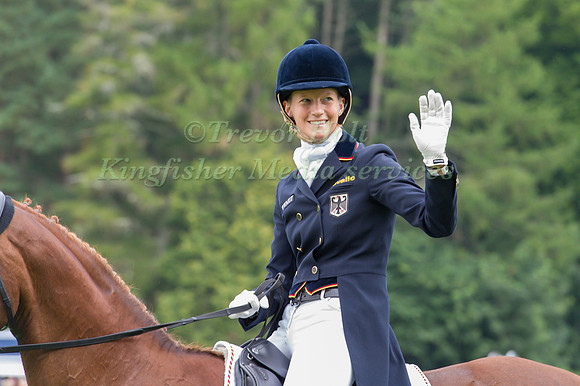 Sandra Auffarth of Germany riding Opgun Louvo