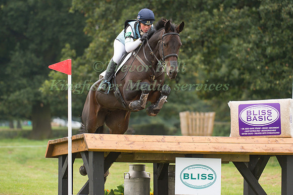Kitty King of Great Britain riding  CREEVAGH COOLEY