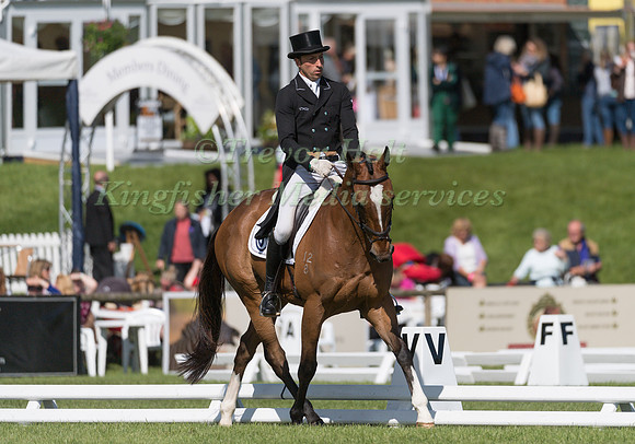 TIM  PRICE (NZL) AND KINDRED SPIRIT IV TAKING PART IN THE DRESSAGE PHASE OF THE  CCI THREE STAR COMPETITION AT THE 2017 EQUI-TREK BRAMHAM INTERNATIONAL HORSE TRIALS