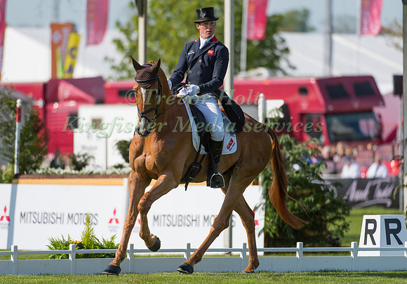 Oliver Townend of Great Britain  riding Armada