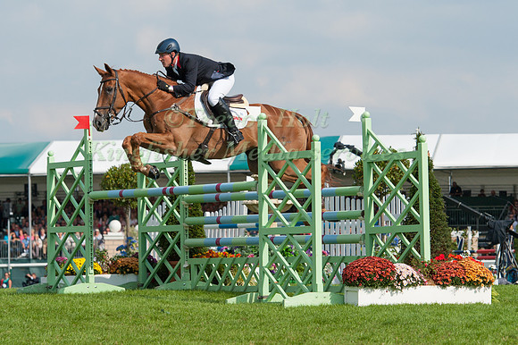 Oliver Townend (GBR) riding Armada taking part in the Show Jumping Phase