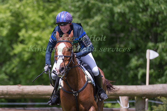 ZARA TINDALL  RIDING BGS CLASS AFFAIR COMPETING IN THE CROSS COUNTRY PHASE OF THE  INTERMEDIATE  COMPETITION AT THE  2017 ROCKINGHAM CASTLE INTERNATIONAL HORSE TRIAL.