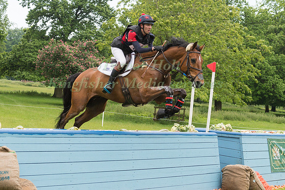 BEN MURRAY (GBR) RIDING COSGROVE  IN THE CROSS COUNTRY PHASE OF THE CCI ONE STAR AT THE 2017 HOUGHTON INTERNATIONAL HORSE TRIALSY PHASE OF THE CCI ONE STAR AT THE 2017 HOUGHTON INTERNATIONAL HORSE TRI