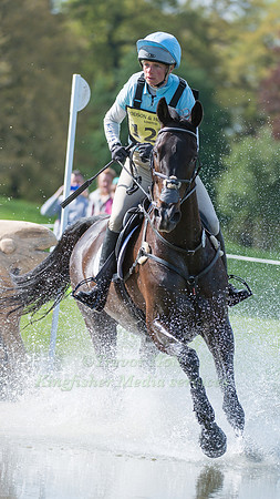 IZZY TAYLOR (GBR) RIDING  TREVIDDEN COMPETING IN THE CROSS COUNTRY PHASE OF THE  CIC THREE STAR COMPETITION AT THE  2017 DODSON AND HORRELL CHATSWORTH INTERNATIONAL HORSE TRIAL.