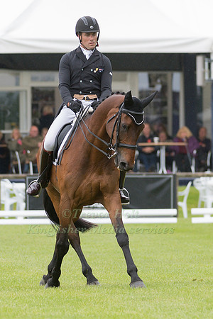 PAUL  TAPNER (AUS) AND YOGI BEAR VIII TAKING PART IN THE DRESSAGE PHASE OF THE  CIC THREE STAR COMPETITION AT THE 2017 EQUI-TREK BRAMHAM INTERNATIONAL HORSE TRIALS e