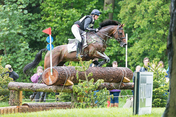 PIGGY FRENCH (GBR) AND VANIR KAMIRA TAKING PART IN THE CROSS COUNTRY PHASE OF THE  CCI THREE STAR COMPETITION AT THE 2017 EQUI-TREK BRAMHAM INTERNATIONAL HORSE TRIALS