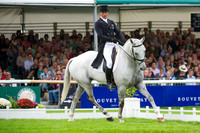 Andrew Nicholson (NZL) riding Avebury competing in the dressage test