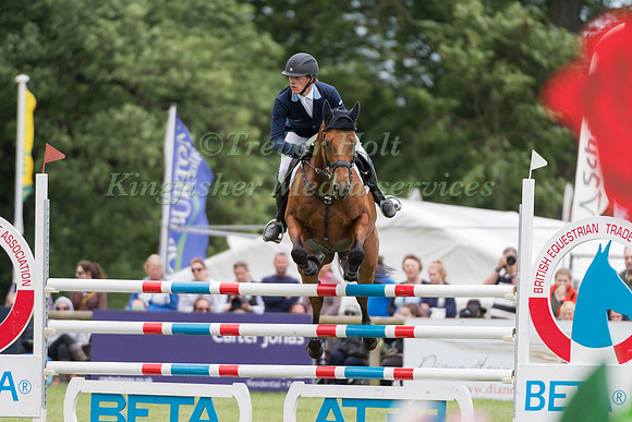 LUDWIG  SVENNERSTAL (SWE) AND STINGER TAKING PART IN THE SHOWJUMPING PHASE OF THE CCI THREE STAR COMPETITION AT THE 2017 EQUI-TREK BRAMHAM INTERNATIONAL HORSE TRIALS