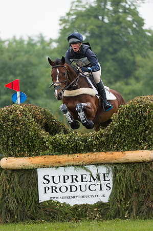 Flora Harris (GBR) riding Bayano