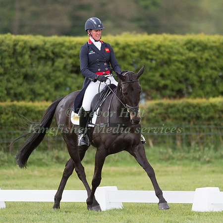 NICOLA WILSON (GBR) RIDING  ANNIE CLOVER COMPETING IN THE  DRESSAGE PHASE OF THE  CIC THREE STAR COMPETITION AT THE  2017 DODSON AND HORRELL  CHATSWORTH INTERNATIONAL HORSE TRIAL.