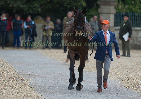 Andrew Hoy (AUS) and Rutherglen at the Final  Horse Inspection of the 2017 Mitsubishi Motors Badminton Horse Trials