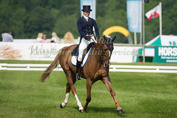 Olivia Craddock (GBR) riding Billy Liffy