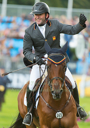 Carlos Diaz Fernandez of Spain riding Junco CP