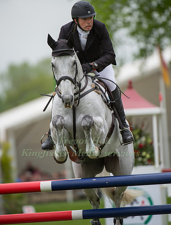 Harry Dzenis (GBR) riding Xam