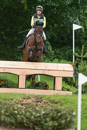 FRANKY REID-WARRILOW (GBR) AND DOLLEY WHISPER TAKING PART IN THE CROSS COUNTRY PHASE OF THE  CIC THREE STAR COMPETITION AT THE 2017 EQUI-TREK BRAMHAM INTERNATIONAL HORSE TRIALS