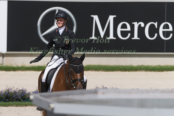 SANDRA AUFFARTH (GER) AND OPGUN LOUVO