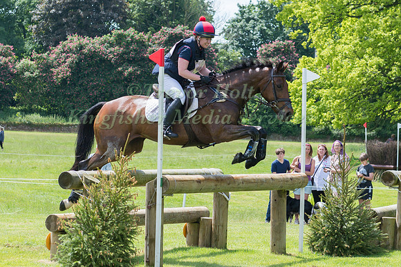 ALIDA TYSTERMAN (GBR) RIDING INNOCENT FLIGHT  IN THE CROSS COUNTRY PHASE OF THE CCI ONE STAR AT THE 2017 HOUGHTON INTERNATIONAL HORSE TRIALS