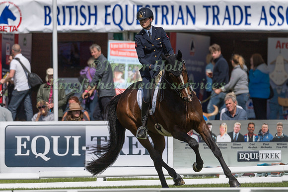 STELLA  BENATTI (ITA) AND ZARON TAKING PART IN THE DRESSAGE PHASE OF THE  CIC THREE STAR COMPETITION AT THE 2017 EQUI-TREK BRAMHAM INTERNATIONAL HORSE TRIALS