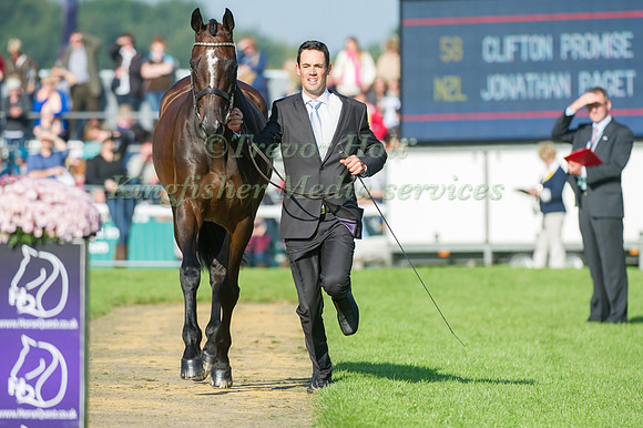 Jonathan Paget (NZL) riding Clifton Promise taking part in the Show Jumping Phase