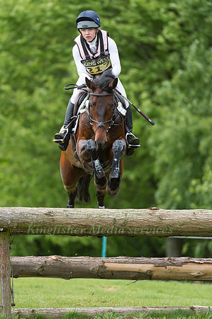 FELICITY COLLINS (GBR) RIDING RSH CONTEND OR COMPETING IN THE CROSS COUNTRY PHASE OF THE  CIC TWO STAR COMPETITION AT THE  2017 ROCKINGHAM CASTLE INTERNATIONAL HORSE TRIAL.