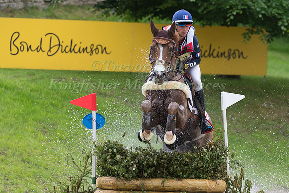 ALEXIS  GOURY (FRA) AND TROMPE L'OEIL D'EMERY TAKING PART IN THE CROSS COUNTRY PHASE OF THE  UNDER 25s CCI THREE STAR COMPETITION AT THE 2017 EQUI-TREK BRAMHAM INTERNATIONAL HORSE TRIALS
