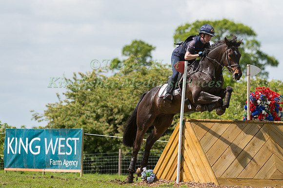 VITTORIA  PANIZZON (ITA) RIDING ONE NIGHT LOVE COMPETING IN THE CROSS COUNTRY PHASE OF THE  INTERMEDIATE  COMPETITION AT THE  2017 ROCKINGHAM CASTLE INTERNATIONAL HORSE TRIAL.