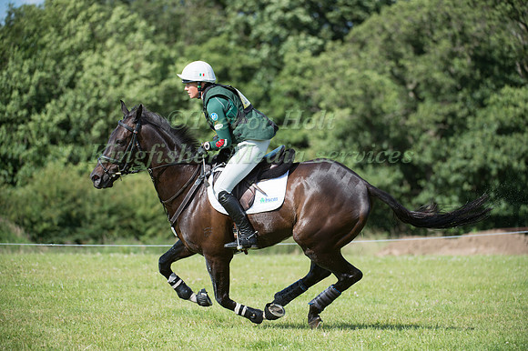 Aoife   Clark (IRL) riding Vaguely North