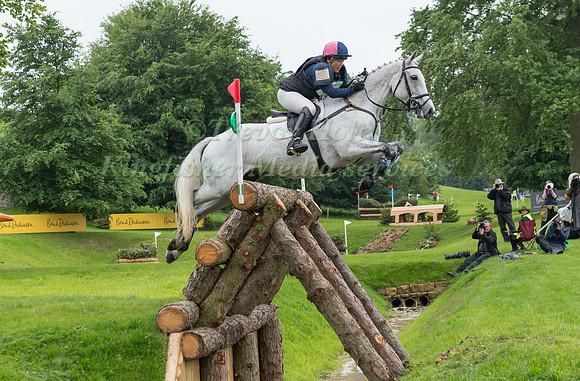 PATRICIA PYTCHES (GBR) AND CES BALLYCAR CHIP TAKING PART IN THE CROSS COUNTRY PHASE OF THE  CIC THREE STAR COMPETITION AT THE 2017 EQUI-TREK BRAMHAM INTERNATIONAL HORSE TRIALS