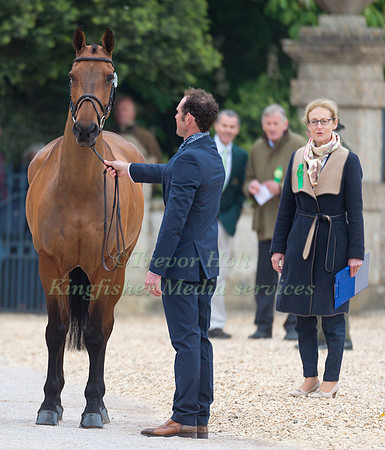 Joseph Murphy (IRL) and Sportsfield Othello at the Final  Horse Inspection of the 2017 Mitsubishi Motors Badminton Horse Trials