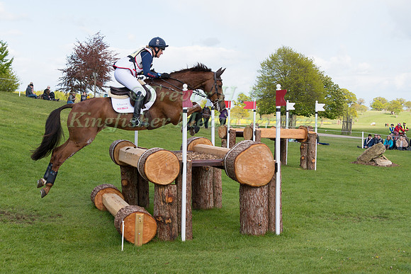 Kristina Cook (GBR) and  Billy The Red