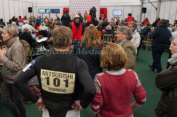 Oliver townend waiting for the press conference