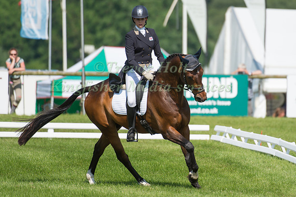 Katie Bleloch (GBR) riding Bulano