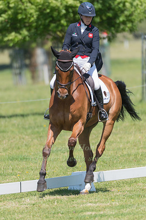LAURA COLLETT (GBR) RIDING MR BASS IN THE DRESSAGE PHASE OF THE CICO THREE STAR AT THE 2017 HOUGHTON INTERNATIONAL HORSE TRIALS