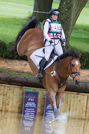PIGGY FRENCH (GBR) AND COOLEY MONSOON TAKING PART IN THE CROSS COUNTRY PHASE OF THE CCI-SO4* FEI NATIONS CUP AT THE  2019 SARACENS FEEDS HOUGHTON INTERNATIONAL HORSE TRIALS