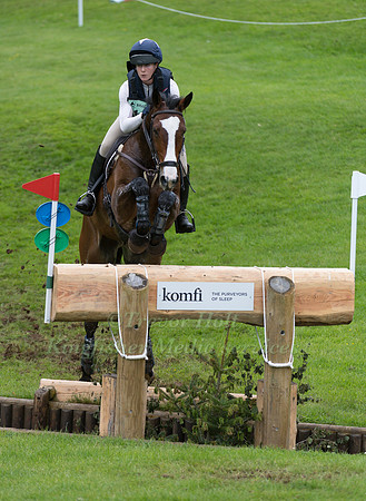 LYDIA HANNON (GBR) AND TIERRO TAKING PART IN THE CROSS COUNTRY PHASE OF THE  CIC THREE STAR COMPETITION AT THE 2017 EQUI-TREK BRAMHAM INTERNATIONAL HORSE TRIALS
